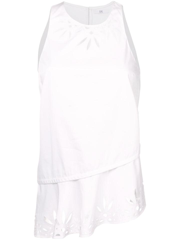 Zac Zac Posen Raia Asymmetrical Cutout Top - White