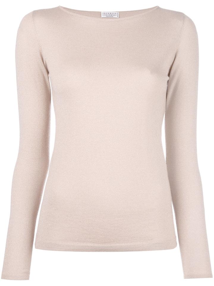 Brunello Cucinelli Plain Sweatshirt, Women's, Size: Xs, Pink/purple, Cashmere/silk/polyamide/polyester