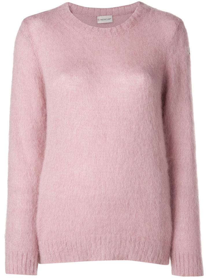 Moncler Crew Neck Jumper - Pink & Purple