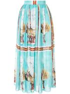 Tata Naka All-over Print Skirt - Green