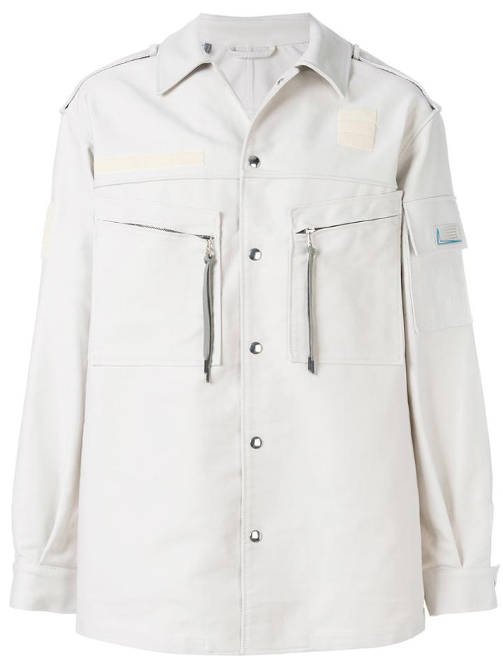 Lanvin Boxy Shirt Jacket - White