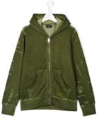 Diesel Kids - Teen Printed Hoodie - Kids - Cotton - 14 Yrs, Boy's, Green