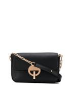 Vanessa Bruno Logo Plaque Crossbody Bag - Black