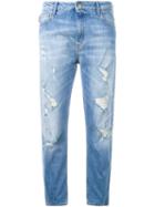 Love Moschino Boyfriend Jeans, Women's, Size: Medium, Blue, Cotton/spandex/elastane
