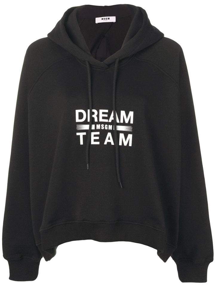 Msgm Dream Hoodie - Black