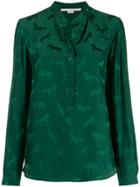 Stella Mccartney Horse Jacquard Print Shirt - Green