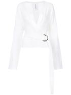 Georgia Alice - Sugar Top - Women - Polyester/spandex/elastane - 8, White, Polyester/spandex/elastane