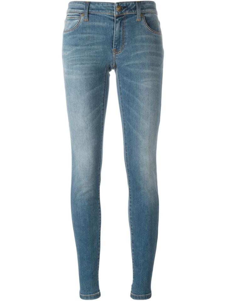 Burberry Skinny Fit Jeans, Women's, Size: 30, Blue, Cotton/polyester/spandex/elastane
