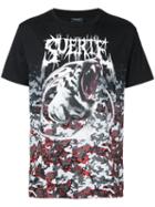 Marcelo Burlon County Of Milan Shark Print T-shirt, Men's, Size: Large, Black, Cotton