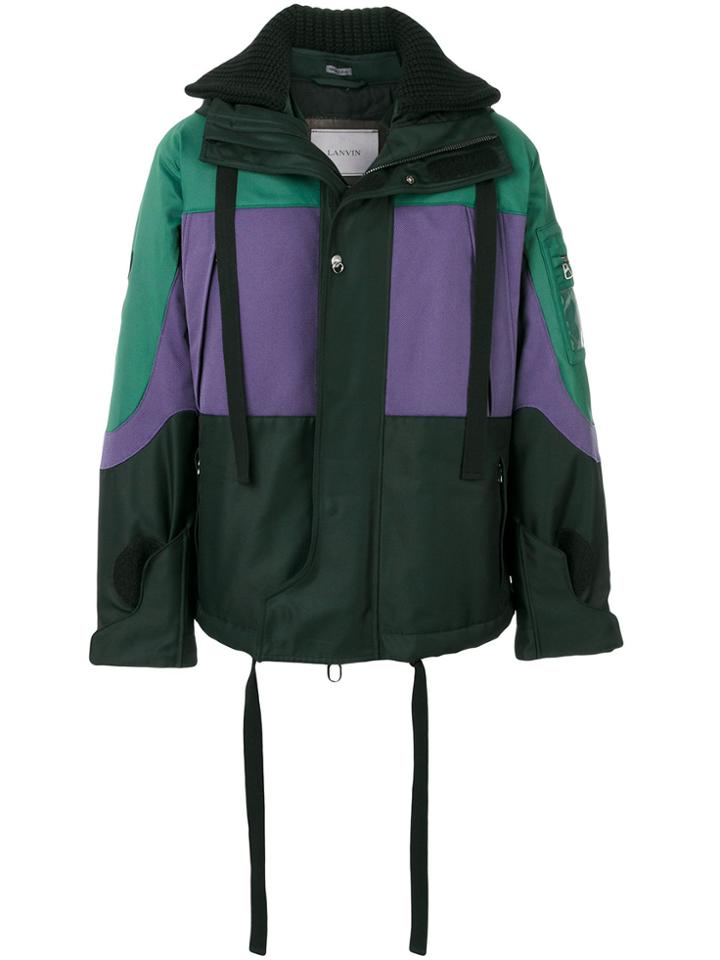 Lanvin Short Tech Parka - Green
