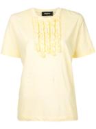 Dsquared2 Ruffled T-shirt - Yellow & Orange