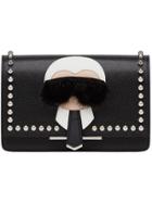 Fendi Karlito Wallet On Chain - Black
