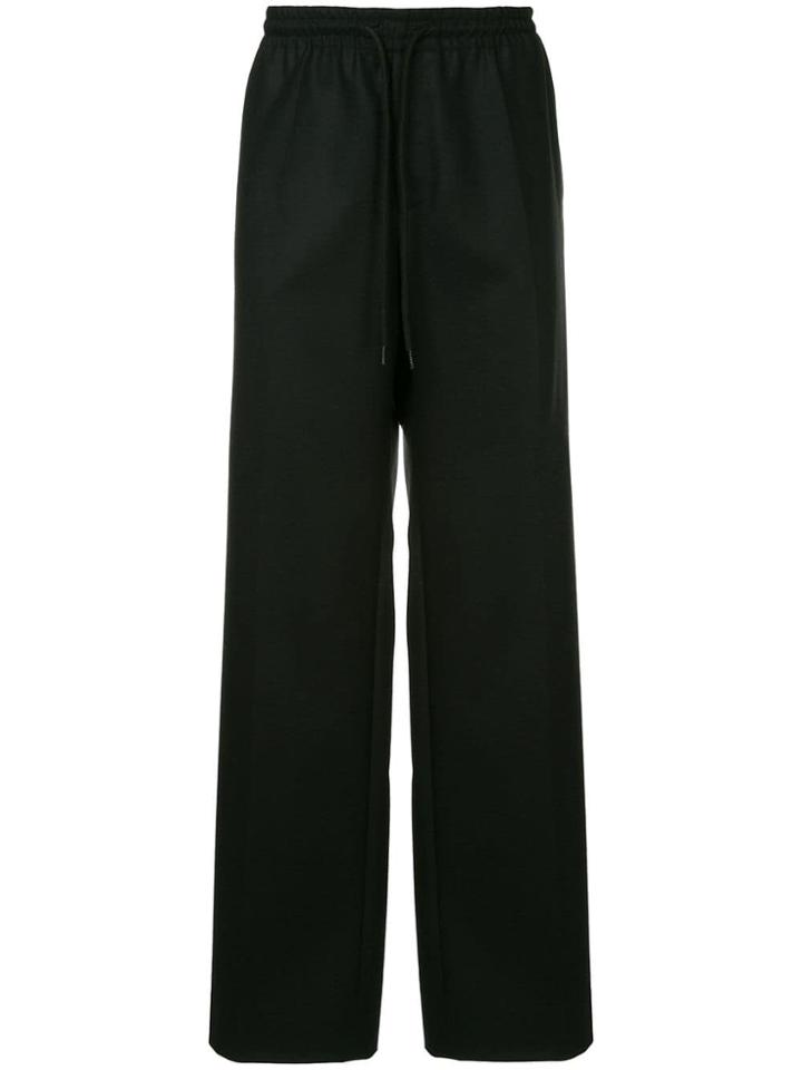Undercover Cropped Wide-leg Trousers - Black