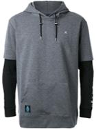Guild Prime Double Sleeve Hoodie, Men's, Size: 3, Grey, Cotton