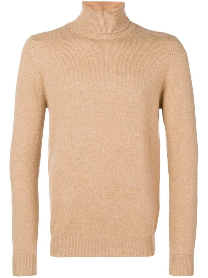 Aspesi Roll Neck Sweater - Neutrals