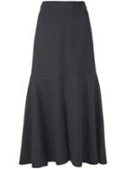Tibi Stretch Knit Skirt - Grey