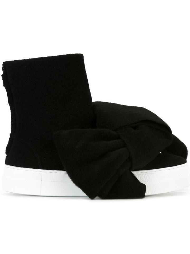 Joshua Sanders Bow Detail Hi-top Sneakers