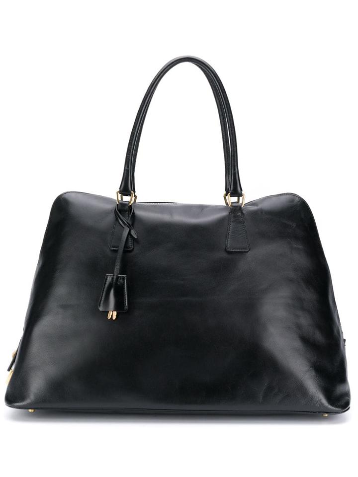 Prada Pre-owned 1990's Trapeze Tote - Black