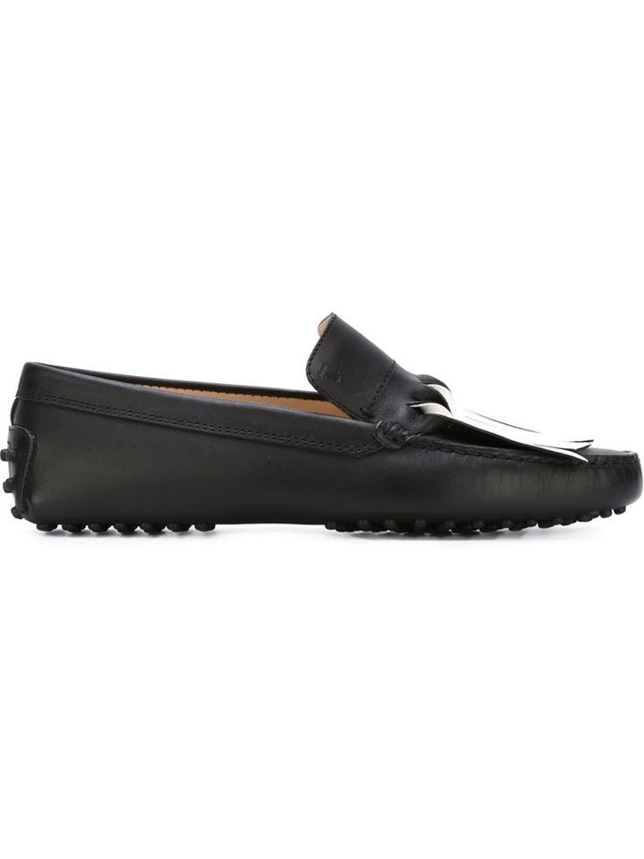 Tod's Fringed Driving Shoes