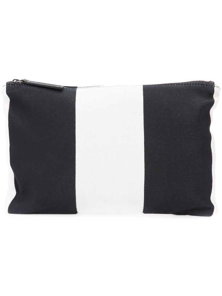 Ann Demeulemeester - Mercator Clutch - Women - Cotton/linen/flax - One Size, Women's, Black, Cotton/linen/flax