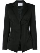Prabal Gurung Cleo Corseted Jacket - Black
