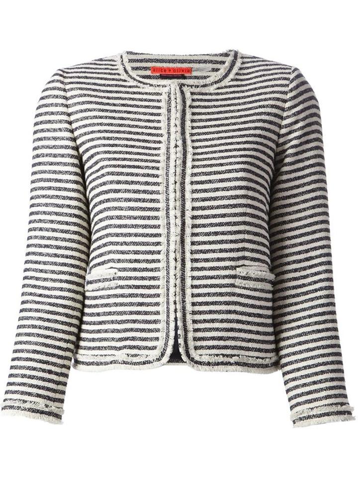 Alice+olivia Striped Jacket