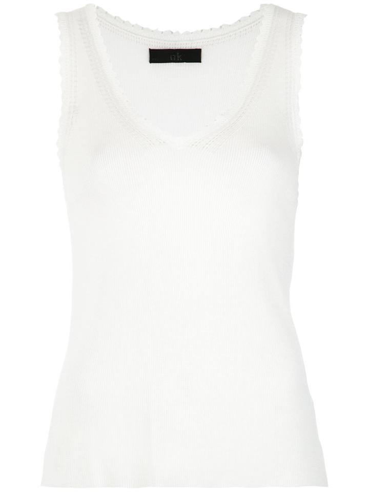 Nk Knit Tank Top - White