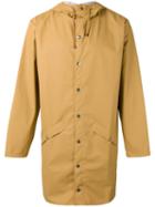 Rains Hooded Zip Up Jacket, Men's, Size: Xs, Nude/neutrals, Polyurethane/polyester
