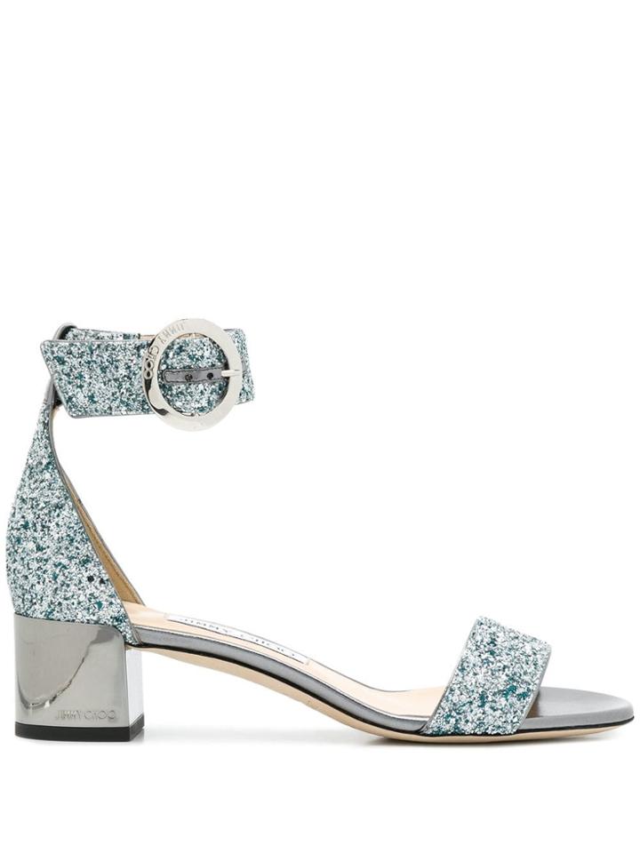 Jimmy Choo Jaimie 40 Sandals - Silver