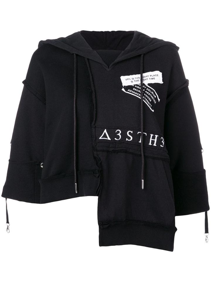 Diesel Asymmetric Hoodie - Black