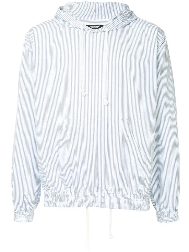 Undercover Striped Hoodie - White