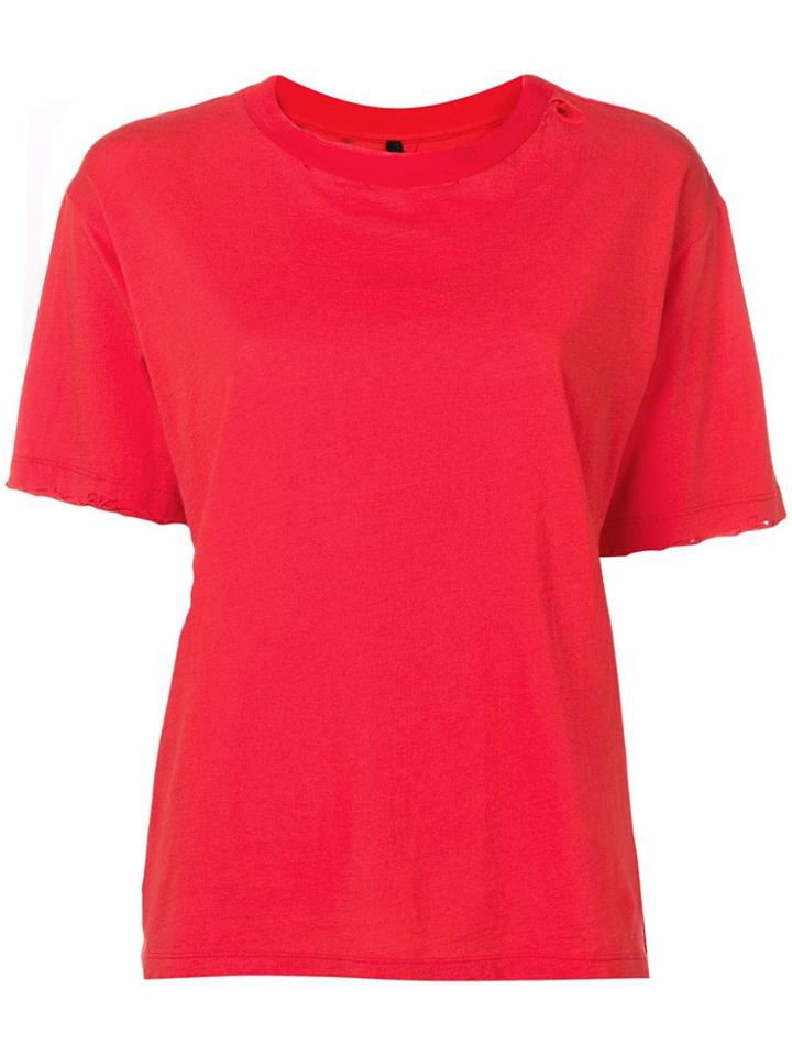 Unravel Project Chewed T-shirt - Red