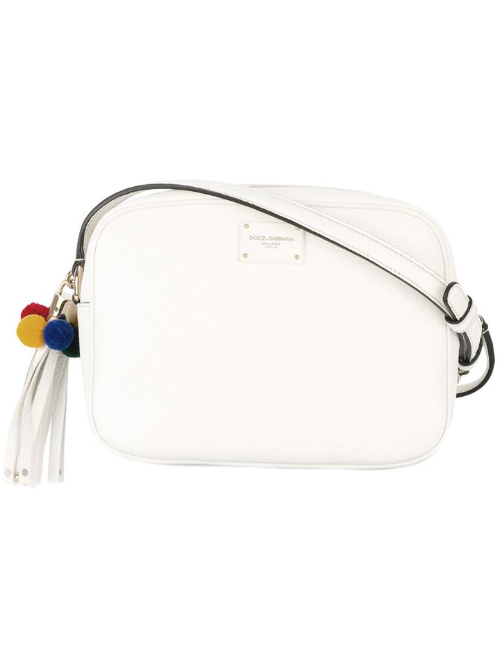 Dolce & Gabbana - Glam Shoulder Bag - Women - Calf Leather - One Size, Women's, White, Calf Leather