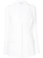 Versace Collection Knitted Tailored Jacket - White