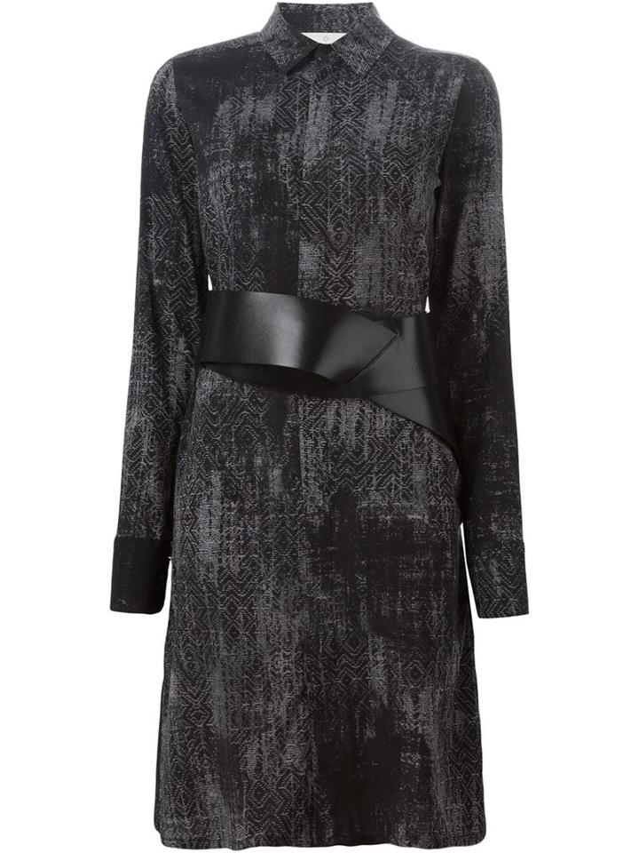 A.f.vandevorst 152 Debutante Shirt Dress, Women's, Size: 34, Grey, Silk/lyocell