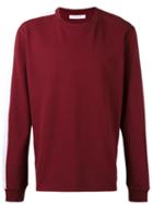 Futur - Side Stripes Sweatshirt - Men - Cotton - Xl, Red, Cotton