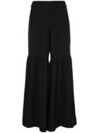 Elaidi Flared Tailored Trousers - Black