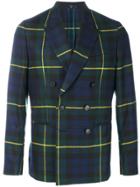 Paul Smith Tartan Fitted Suit Jacket - Green