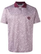 Versace - Jacquard Polo Shirtc - Men - Cotton - L, Red, Cotton