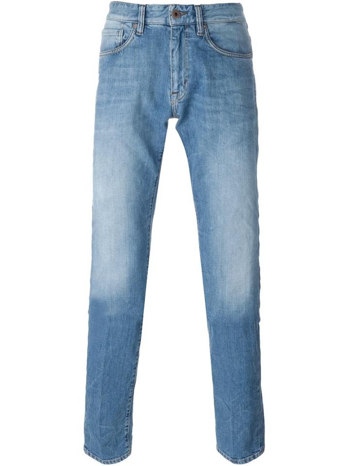 Incotex Slim-fit Jeans, Men's, Size: 31, Blue, Cotton/spandex/elastane