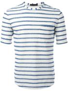 The Gigi Striped T-shirt - White