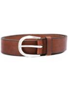 Orciani - Buckled Belt - Men - Leather - 95, Brown, Leather