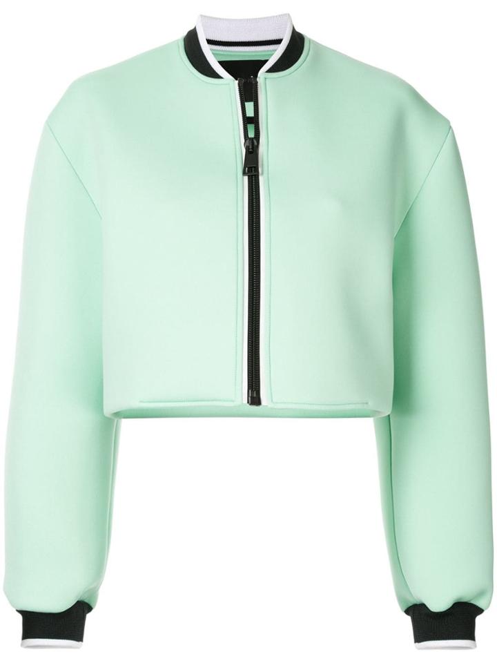 Anteprima Cropped Bomber Jacket - Green