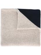Apuntob Colour Block Scarf, Women's, Nude/neutrals, Cashmere