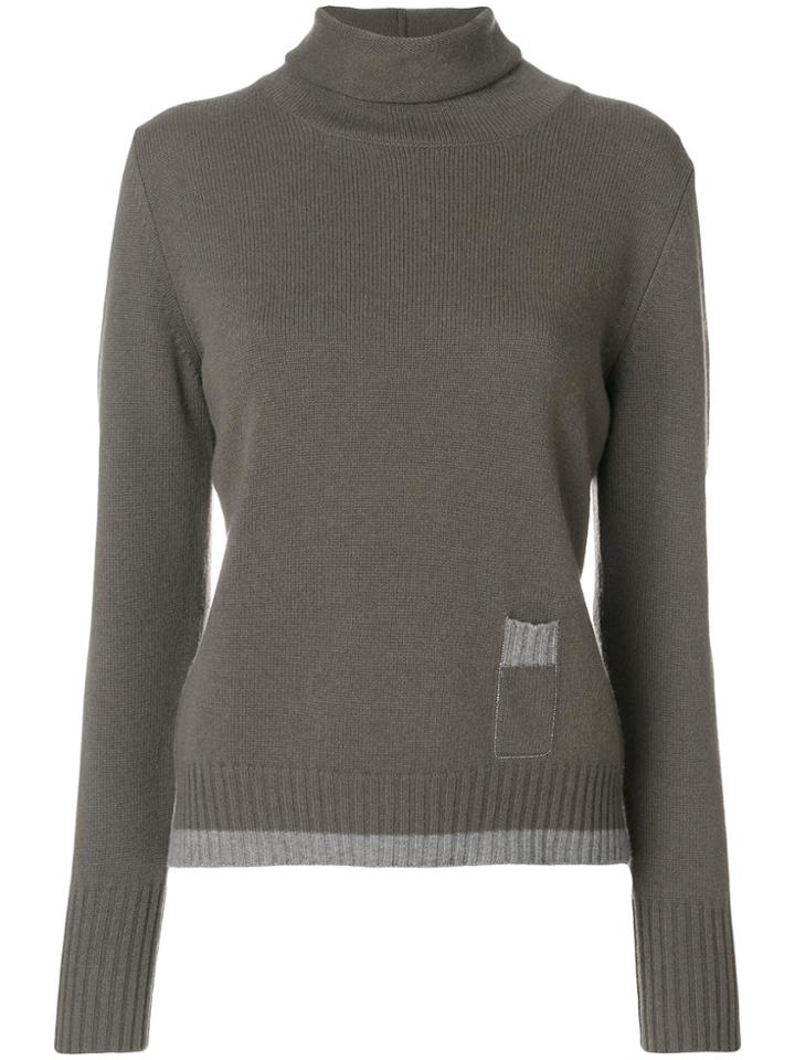 Fabiana Filippi Pocket Detail Jumper - Green