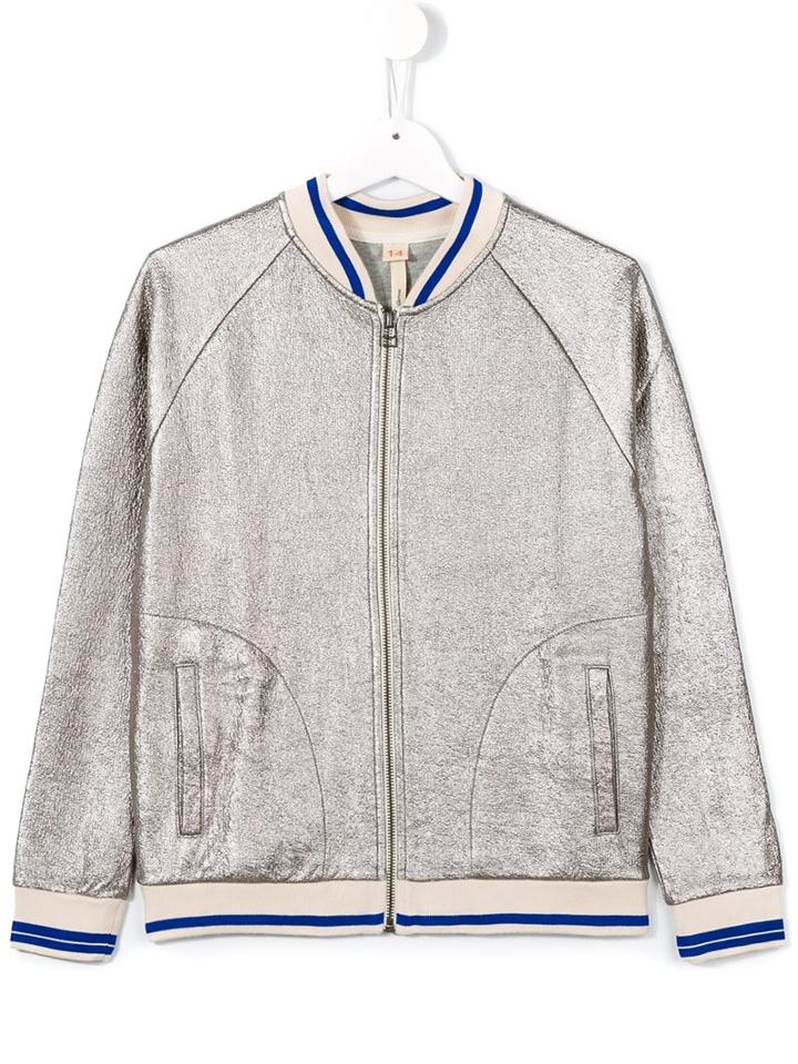 Bellerose Kids Metallic Bomber Jacket