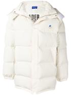 Ader Error Oversized Padded Coat - White