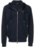 Emporio Armani Zipped Hoodie - Blue