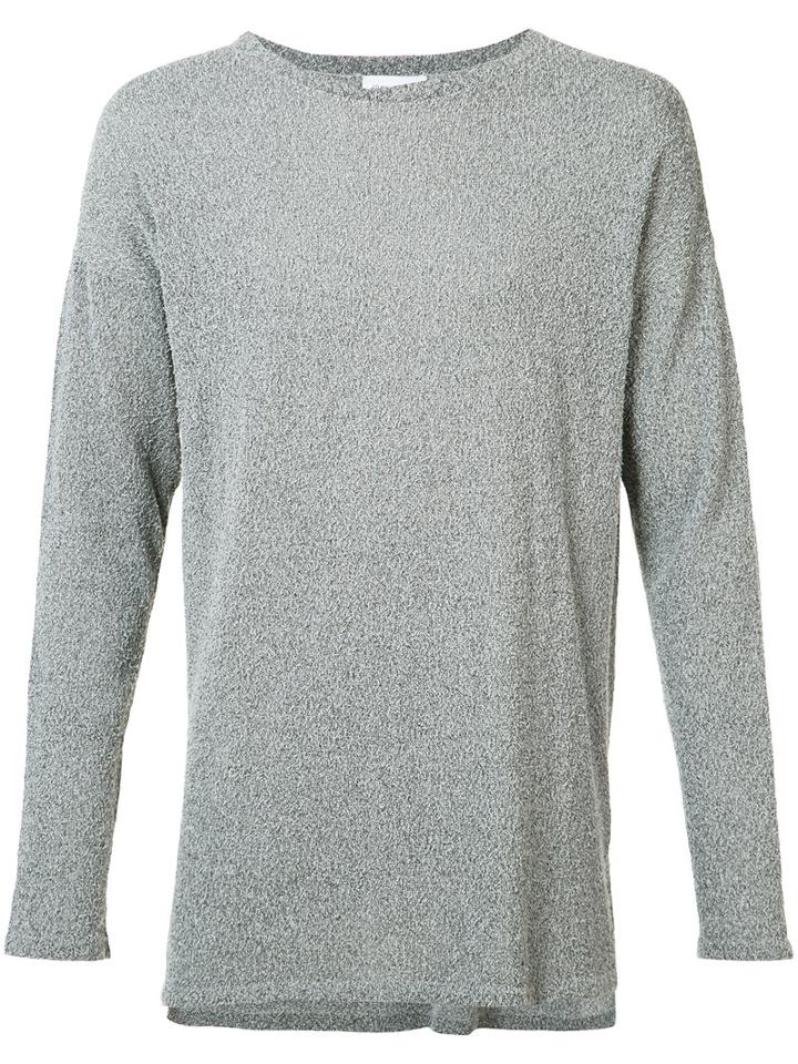 John Elliott Elongated Jumper, Men's, Size: Large, Grey, Cotton/nylon