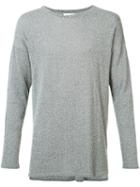 John Elliott Elongated Jumper, Men's, Size: Large, Grey, Cotton/nylon